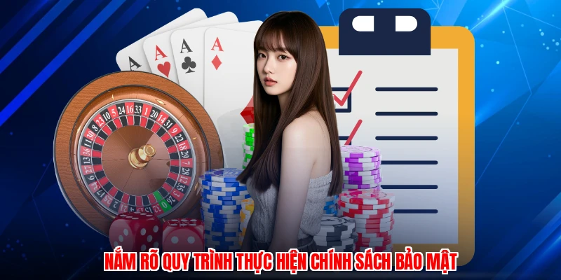 Nắm rõ quy trình thực hiện chính sách bảo mật